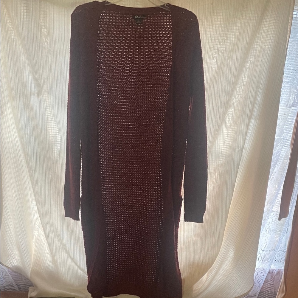 Love Burgundy Knit Sweater